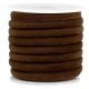 Trendy gestikt Velvet koord 6x4mm Chocolate brown